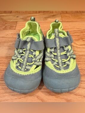 Osh Kosh B’Gosh Kids Grey and Lime Athletic Shoes